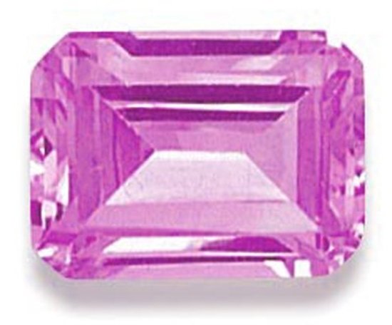 Picture of Pink Emerald Cut CZ (5x3mm)