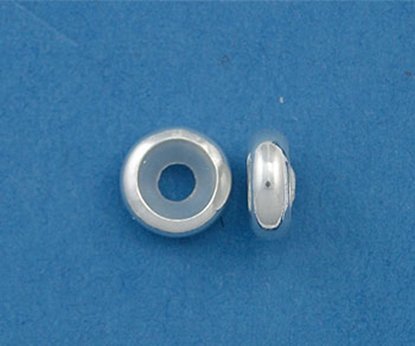 Picture of Sterling Silver Smart Roundel 3x7mm(qty 1)