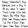 Picture of Word Stamps- Valentines Day